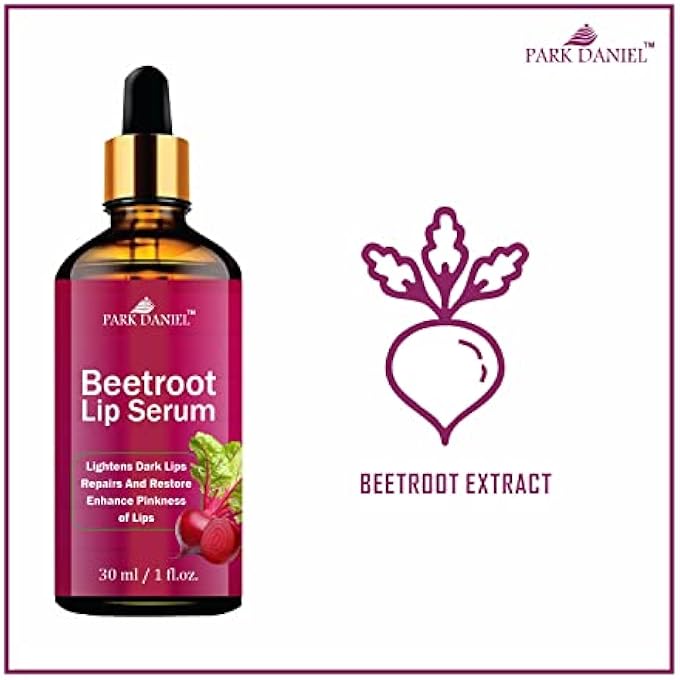 Park Daniel PREMIUM BEETROOT LIP SERUM OIL- FOR SOFT AND SHINY LIPS COMBO PACK OF 2 BOTTLE, 30ML(60ML) - Image 4